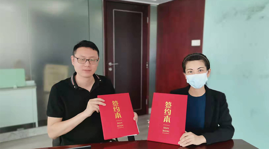 祝賀！金環(huán)電器與寧波某品牌電商客戶再次合作，簽約成功！
